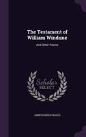 The Testament of William Windune