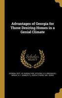 Advantages of Georgia for Those Desiring Homes in a Genial Climate