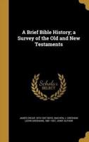 A Brief Bible History; a Survey of the Old and New Testaments
