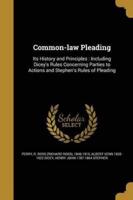 Common-Law Pleading