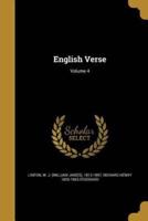 English Verse; Volume 4