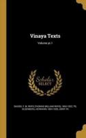 Vinaya Texts; Volume Pt.1