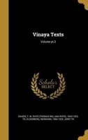 Vinaya Texts; Volume Pt.3