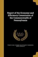 Report of the Economy and Efficiency Commission of the Commonwealth of Pennsylvania