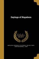 Sayings of Napaleon