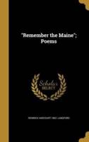 "Remember the Maine"; Poems