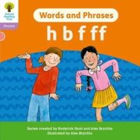 Words and Phrases. H, B, F, Ff