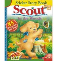 Scout in the Woods Sticker Story Book