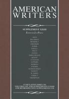 American Writers, Supplement XXIII