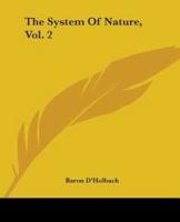The System Of Nature, Vol. 2