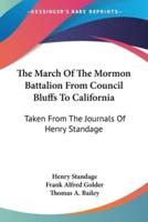 The March Of The Mormon Battalion From Council Bluffs To California