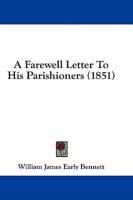 A Farewell Letter to His Parishioners (1851)