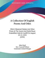 A Collection Of English Poems And Odes
