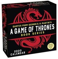 Quotes from George R. R. Martin's Game of Thrones Book Series 2020 Day-To-Day CA