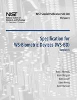 Specification for Ws-Biometric Devices (Ws-Bd) Version 1