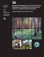 Research Perspectives on the Public and Fire Management
