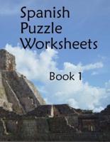 Spanish Puzzle Worksheets