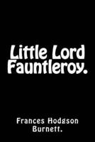 Little Lord Fauntleroy.
