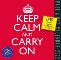 Keep Calm and Carry On Page-A-Day Calendar 2022