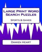 Large Print Word Search Puzzles Sports & Games