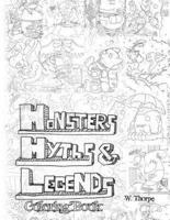 Monsters, Myths and Legends Coloring Book