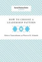 How to Choose a Leadership Pattern