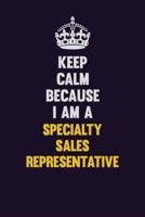 Keep Calm Because I Am A Specialty Sales Representative