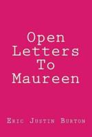 Open Letters To Maureen