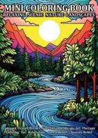 Mini Coloring Book Relaxing Scenic Nature Landscapes