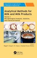 Analytical Methods for Milk and Milk Products. Volume 3 Microbial Analysis, Isolation, and Characterization