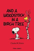 Peanuts and a Woodstock in a Birch Tree