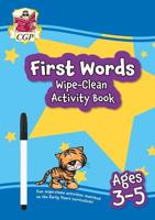 New First Words Wipe-Clean Activity Book for Ages 3-5 (With Pen)