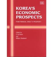 Korea's Economic Prospects