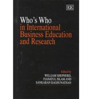 Who's Who in International Business Education and Research