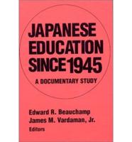 Japanese Education Since 1945