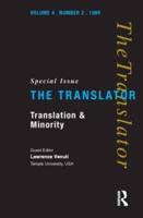 Translation and Minority: Special Issue of "the Translator"