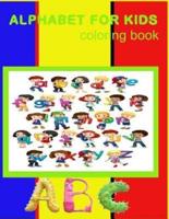 Alphabet For Kids Coloring Book