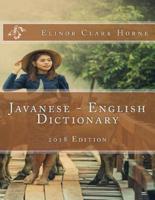 Javanese - English Dictionary