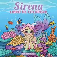 Sirena libro de colorear: Libro de colorear para niños de 4-8, 9-12 años