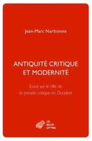 Antiquite Critique Et Modernite