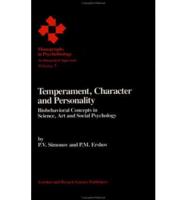 Temperament, Character, and Personality