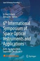 6th International Symposium of Space Optical Instruments and Applications : Delft, the Netherlands, September 24-25, 2019