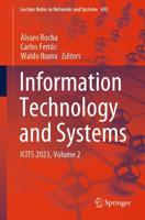 Information Technology and Systems Volume 2