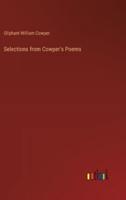 Selections from Cowper's Poems