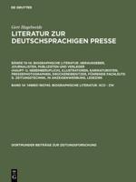 149883-160745. Biographische Literatur. Sco - Zw