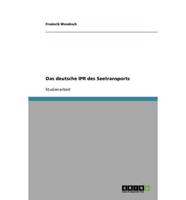 Das Deutsche IPR Des Seetransports
