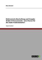 Elektronische Beschaffung und Vergabe (Public E-Procurement) - eine Chance für die Stadt Friedrichshafen?
