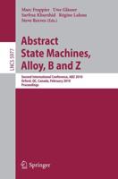 Abstract State Machines, Alloy, B and Z Theoretical Computer Science and General Issues