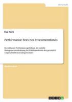 Performance Fees Bei Investmentfonds