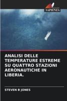 Analisi Delle Temperature Estreme Su Quattro Stazioni Aeronautiche in Liberia.